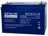 Изображение аккумулятор etalon gl 12-100 12в 100 а∙ч