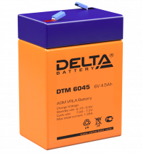 Изображение аккумулятор dtm 6045 6в 4.5 а∙ч