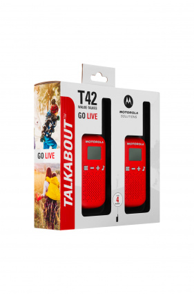 Купить рация motorola t42 red
